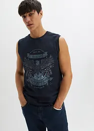 Singlet i vasket stil ,av 100% økologisk bomull, bonprix