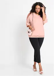 Oversized topp i viskosemiks, bonprix