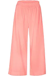 Legglang culotte i lin, bonprix