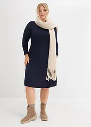 Strikkekjole i utsvingt modell, bonprix