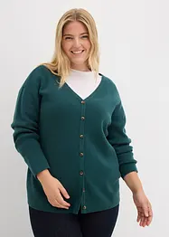 Finstrikket jakke, bonprix