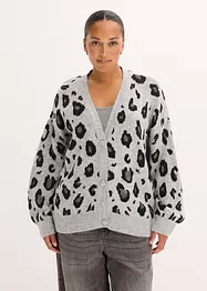 Mønstret cardigan, bonprix