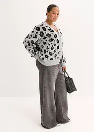 Mønstret cardigan, bonprix