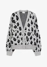 Mønstret cardigan, bonprix