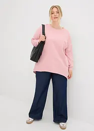 Oversized sweatshirt i 100% bomull, bonprix