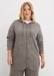 Finstrikket cardigan i lett viskosemiks, bonprix