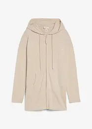 Finstrikket cardigan i lett viskose, bonprix