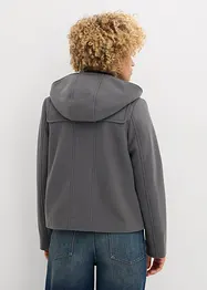 Duffeljakke i ullstil, bonprix