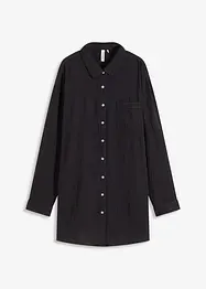 Loungewear-skjorte i musselin, oversized, bonprix