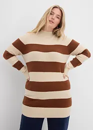 Lang, strikket genser, bonprix