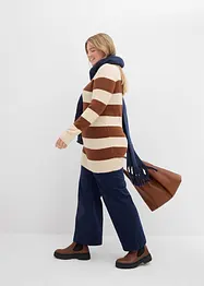 Lang, strikket genser, bonprix