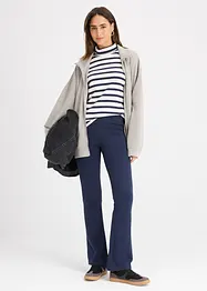 Slengbukse i økologisk bomull med stretch, bonprix