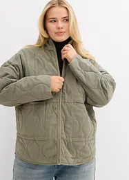 Oversized vattert jakke, bonprix