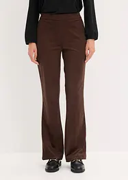 Flared bukse i imitert skinn, bonprix