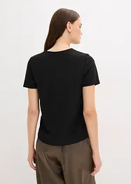 Topp med strass-applikasjon, bonprix