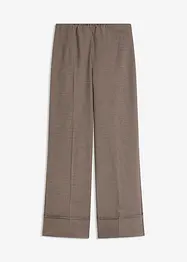Rutete slip on-bukse, bonprix
