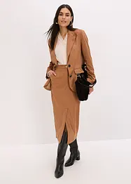 Blazer i semsket skinn, bonprix