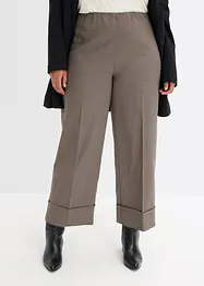 Rutete slip on-bukse, bonprix