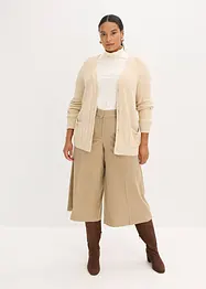 Bukse i ullstil med fiskebensmønster, bonprix