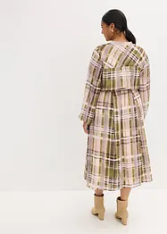 Chiffonkjole med knytebånd, bonprix