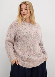 Oversized genser i noppegarn, bonprix