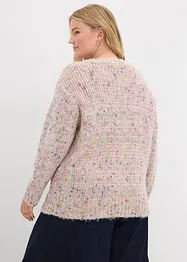 Oversized genser i noppegarn, bonprix