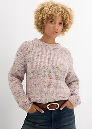 Oversized genser i noppegarn, bonprix