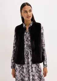 Vest i pelsimitasjon, bonprix