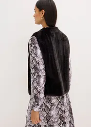 Vest i pelsimitasjon, bonprix