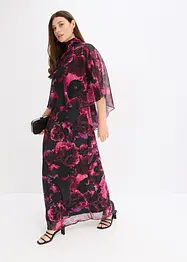 Maxikjole av fin chiffon, bonprix