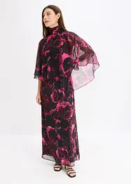 Maxikjole av fin chiffon, bonprix