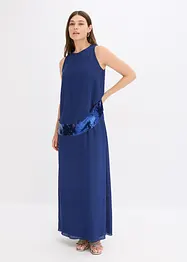 Maxikjole av fin georgette med paljetter, bonprix