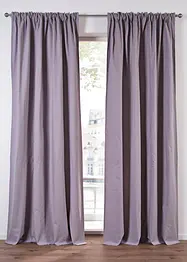 Gardin i økologisk bomull, normal og ekstra lang (1-pack), bonprix