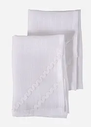 Tøyservietter med dekorativ bise (2-pack), bonprix