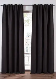 Mørkleggingsgardin i lett strukturert materiale (1-pack), bonprix