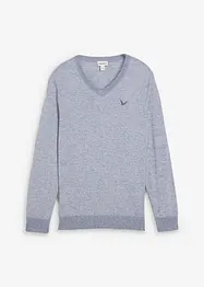 Finstrikket genser i 100% bomull, bonprix