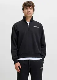JJ REBEL-sweatshirt med kort glidelås, J&J Rebel