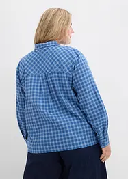 Skjorte i 100% bomull med rutemønster, bonprix