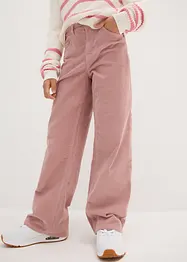 Kordfløyelsbukse, Loose fit, bonprix