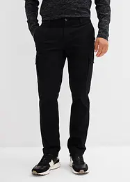 Regular Fit-cargobukse med stretch og varmt fôr, Straight, bonprix