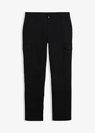 Regular Fit-cargobukse med stretch og varmt fôr, Straight, bonprix