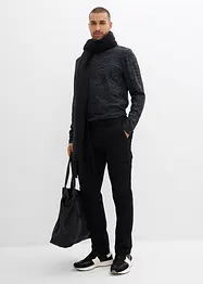 Regular Fit-cargobukse med stretch og varmt fôr, Straight, bonprix