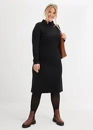 Kjole i Punto di Roma-materiale med ståkrage, bonprix