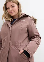 Outdoor-kåpe med fuskepels, vanntett, bonprix