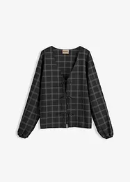 Oversized bluse av  myk viskose, bonprix