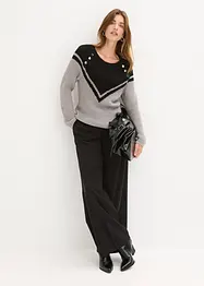 Genser med knapper, bonprix