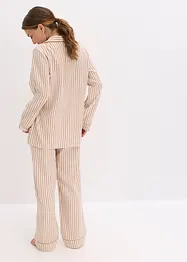 Flanell-pyjamas med gavepose, bonprix