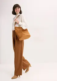 Bluse av lett sateng, bonprix