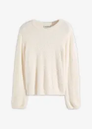 Genser i pusete stil, bonprix