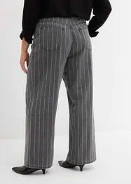 Wide Leg Jeans High Waist med destroyed-effekter, bonprix